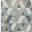 Sketch Rhombus Geometric Hand Carved Rugs in Grey Pastel Multicolour Swatch