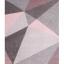 Spirit Kite Geometric Modern Rug in Blush Pink, Navy, Ochre, Teal and Silver Swatch