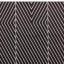 Muse Modern Geometric Linear Striped Grey and Black Rug Hallway Runner Swatch