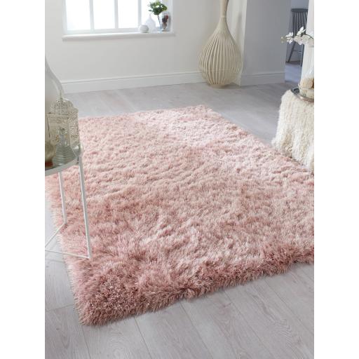 DAZZLE SPARKLE CHARCOAL SILKY SOFT PILE  SHAGGY RUG available in various sizes 