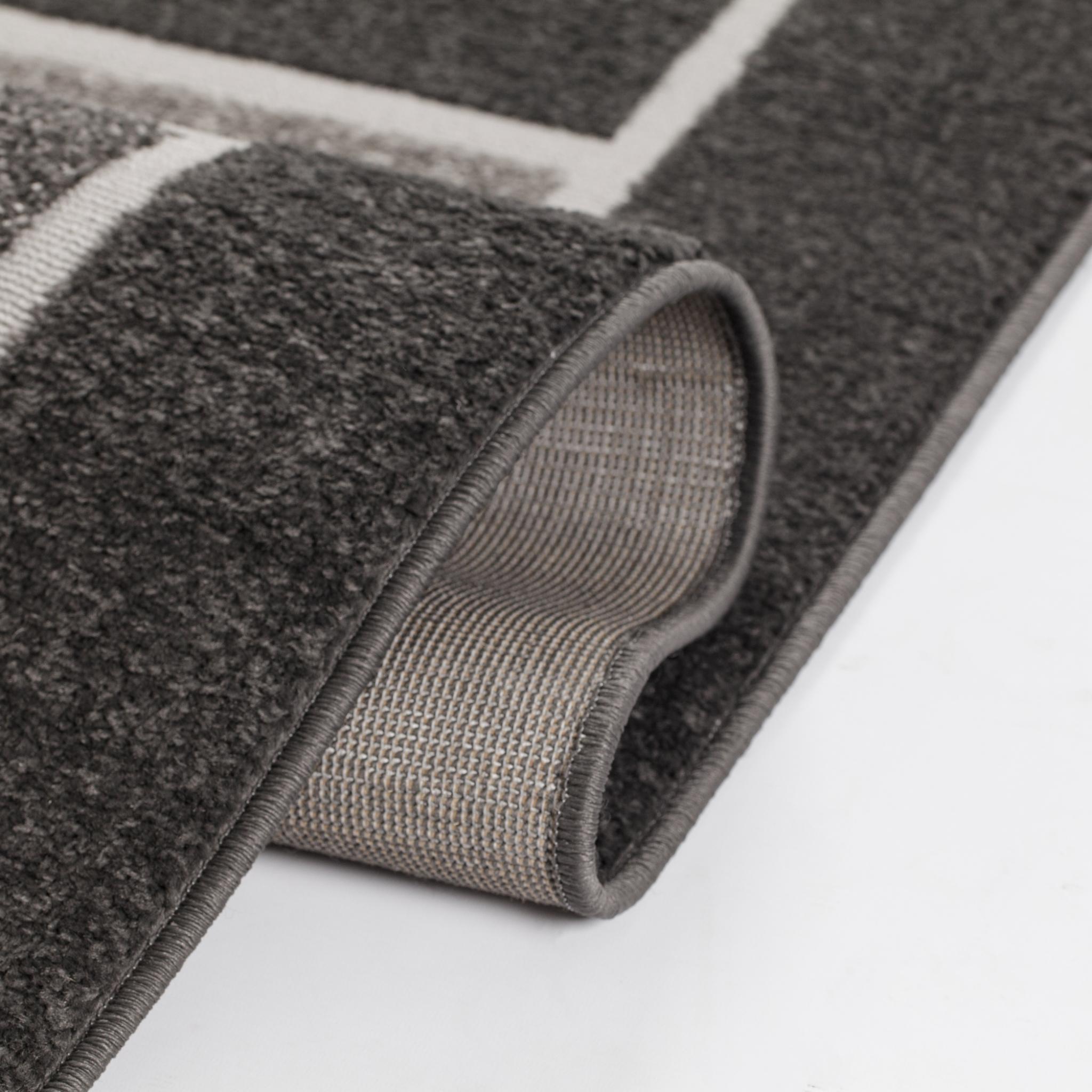 Modern Visiona Grey 160 x 230 cm (5'3"x7'7") Large Rug