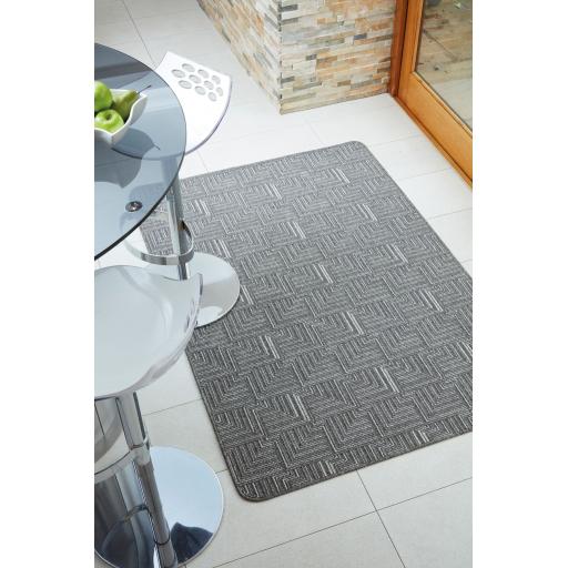 Skyline Washable Non-Slip Flat Mat For Kitchen, Bathroom or Any Place Rugs Runners