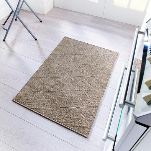 Skyline Washable Non-Slip Flat Mat For Kitchen, Bathroom or Any Place Rugs Runners