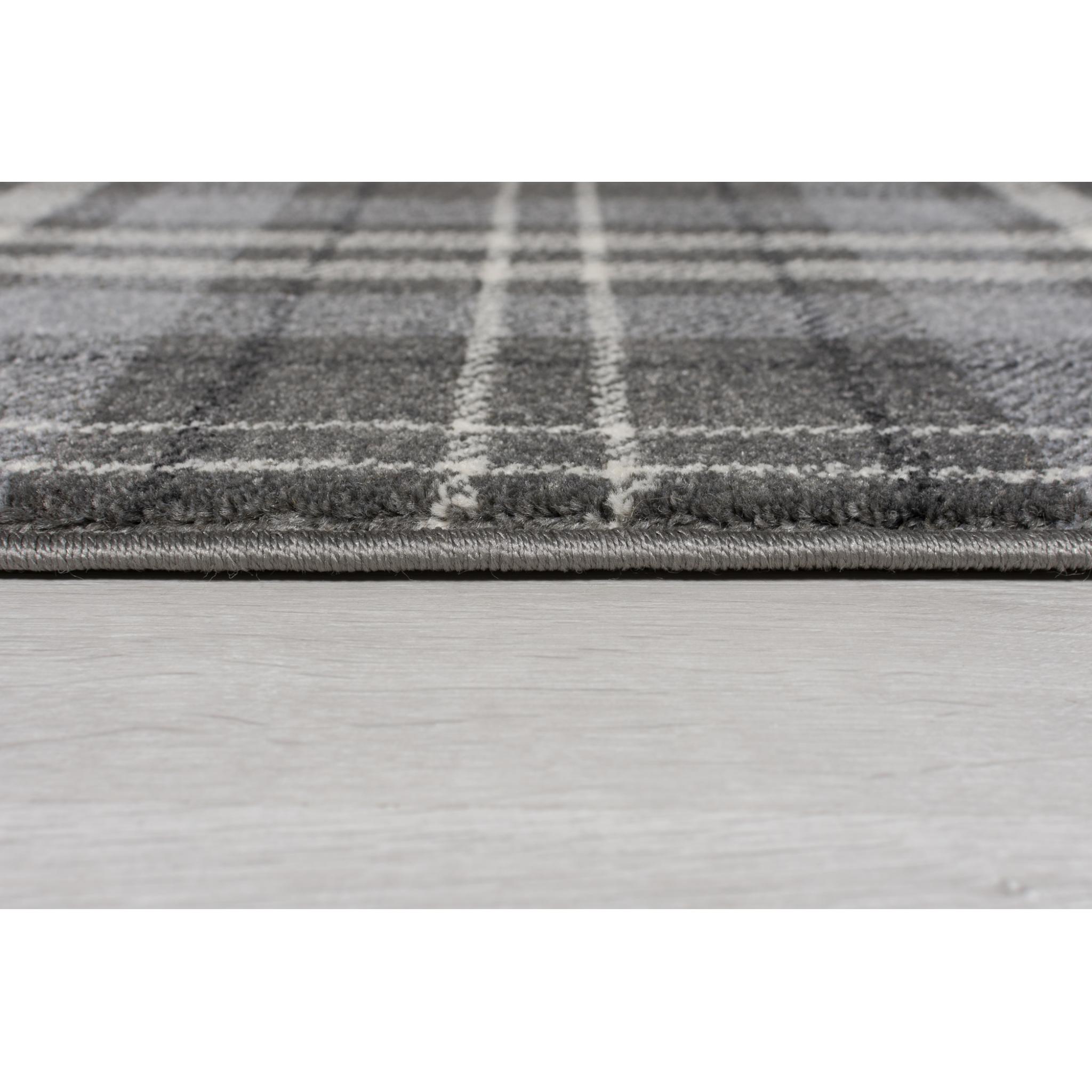 Loch Kilbirnie Tartan Traditional Hallway Runner Rugs in Blue, Dark