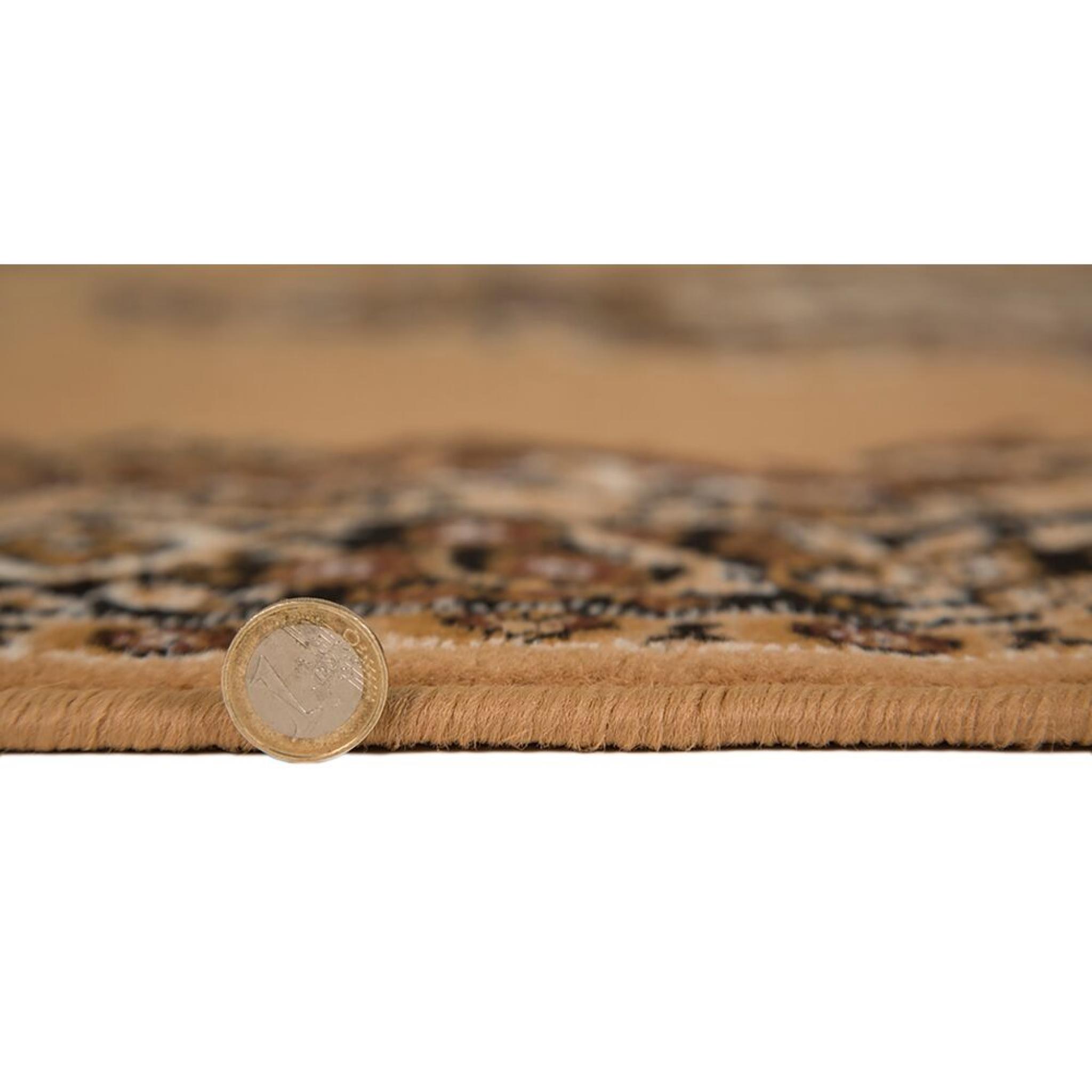 Element Prime Lancaster Traditional Oriental Classic Rugs in Red Beige and Grey