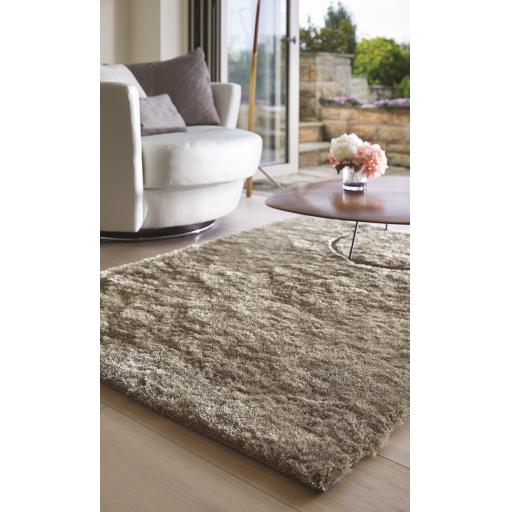 Living Room Rugs Luxury Silky Pile Modern Plain Cream Brown Rugs Bedroom  Rugs Hallway Runner Carpets Uk 