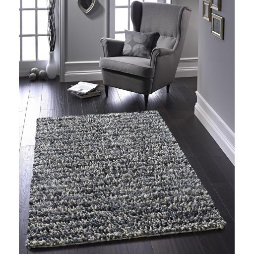 Luxe Cosy Shaggy Rug Modern Living Room Bedroom Soft Silky