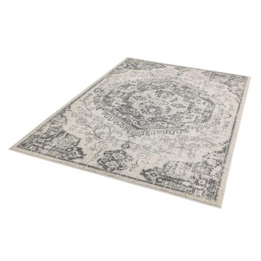 Nova NV26 Medallion Abstract Traditional Rug in Ivory