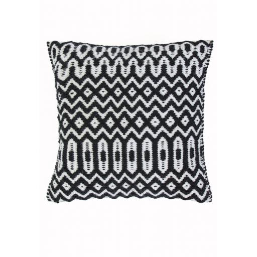 Halsey Hand Made Geometric Indoor Outdoor Cushions in Various Colours 45 x 45 cm (1'5''x1'5'')