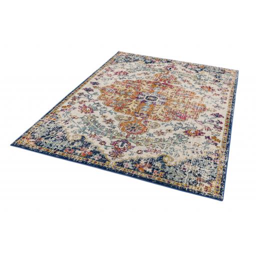 Nova NV12 Medallion Abstract Traditional Rug in Multi Colours