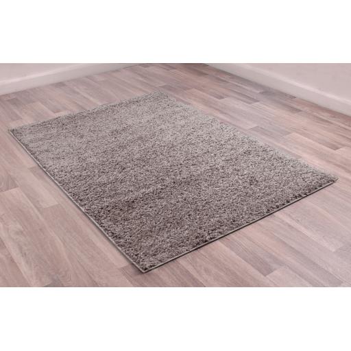 Retro Shaggy Rug Hallway Runner Round Half Moon Shaped Rug in Various Trendy Colours