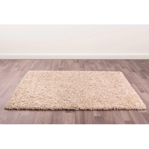 Retro Shaggy Rug Hallway Runner Round Half Moon Shaped Rug in Various Trendy Colours