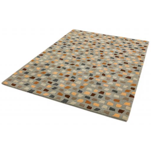 Reef Pixel RF07 Dotted Pattern Hand Tufted Rug in Multicolours