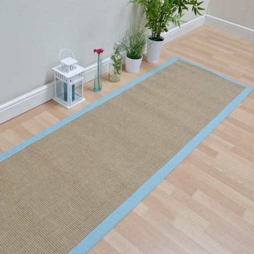 Modern Chunky Knit Flat Woven Handmade Wool Rug and Hallway Runner in  Natural Grey