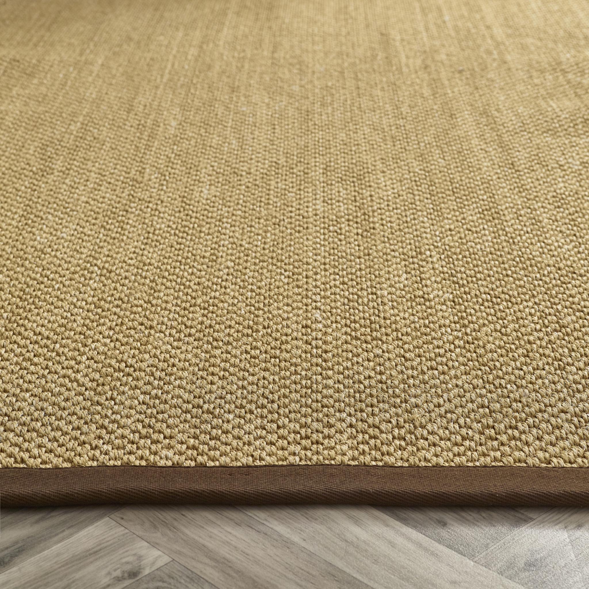Origins Sisal Border Rug Modern Natural Jute Flatweave Hand Made Rug in