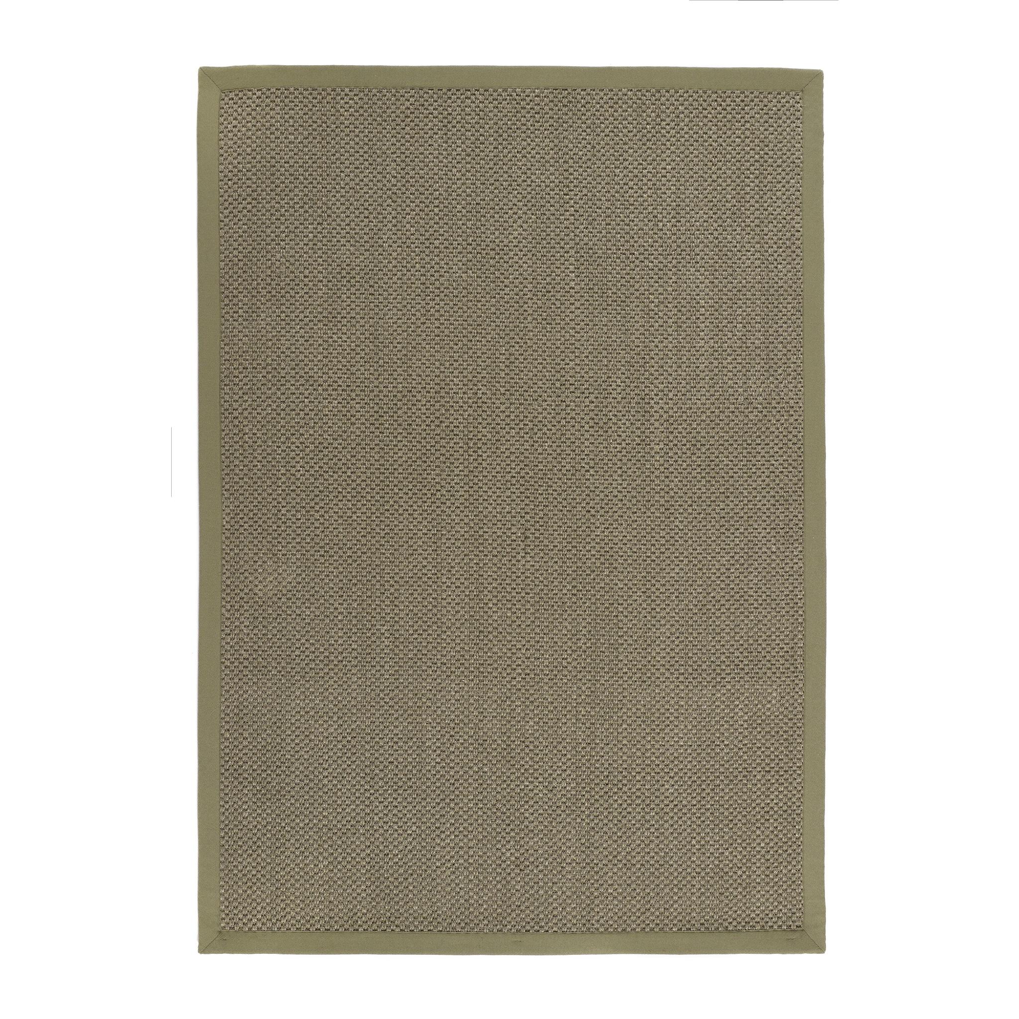 Origins Sisal Border Rug Modern Natural Jute Flatweave Hand Made Rug in