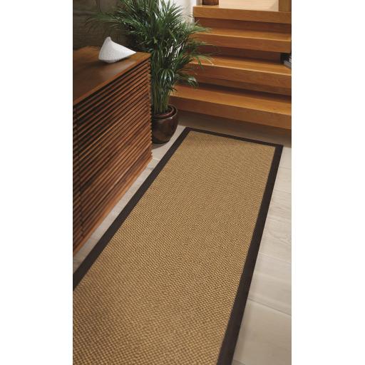 Origins Sisal Border Rug Modern Natural Jute Flatweave Hand Made Rug in
