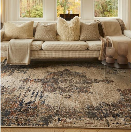 Origins Eastern Cairo Traditional Abstract Rug in Multi