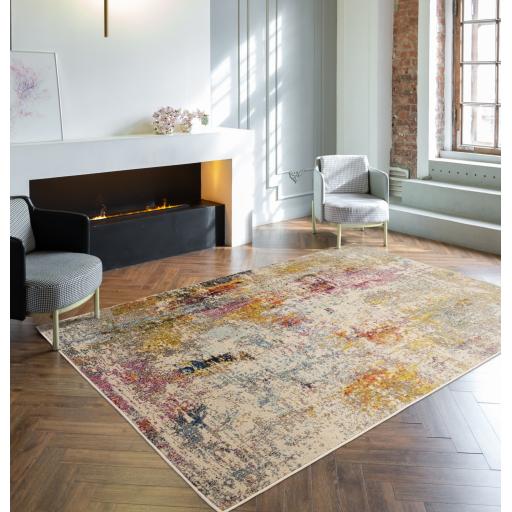 Colores Cloud Pixel CO07 Modern Abstract Rug in Multi Colours