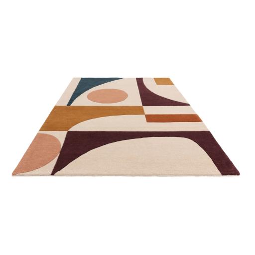 Reef Connect RF23 Modern Abstract Wool Rug in Multi