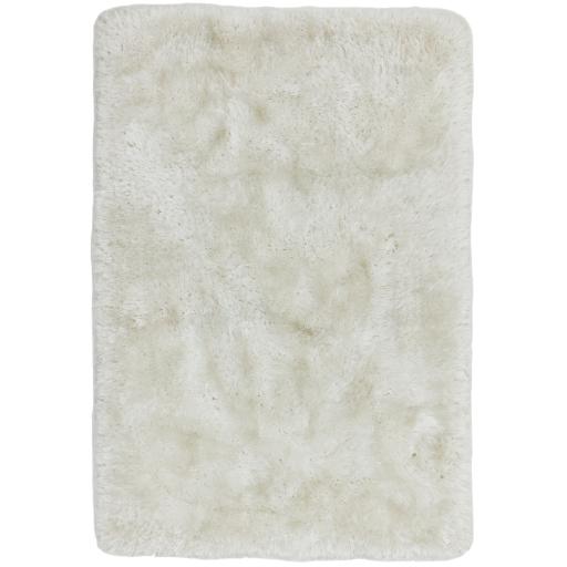 Plush Plain Shaggy High Pile Thick Silky Fluffy Soft Hand Woven White Rug