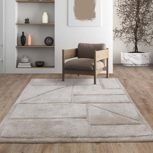 Horizon Sand Modern Abstract Rug