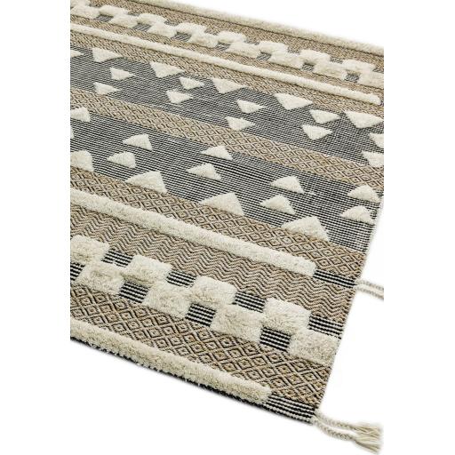 Paloma Casablanca PA04 Hand Woven Kelims Moroccan Tribal Beige/Natural Rug