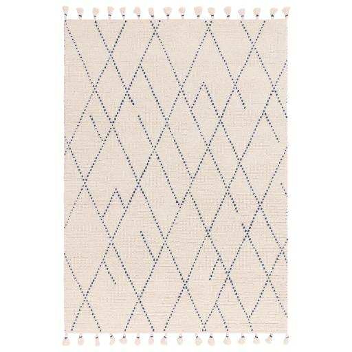 Nepal Cream Blue Linear Rug.jpg