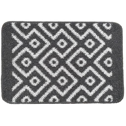 My Mat Washable My Stain Resistant Cosy Charcoal Grey Non-Slip Rug Hall Runner