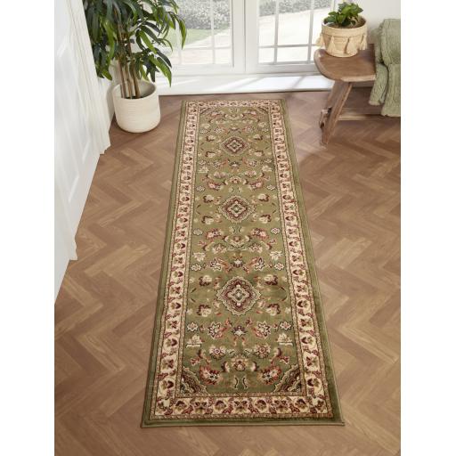 Sherborne Traditional Classic Oriental Hallway Runner  in 66x230 cm (2'1"x7'7")