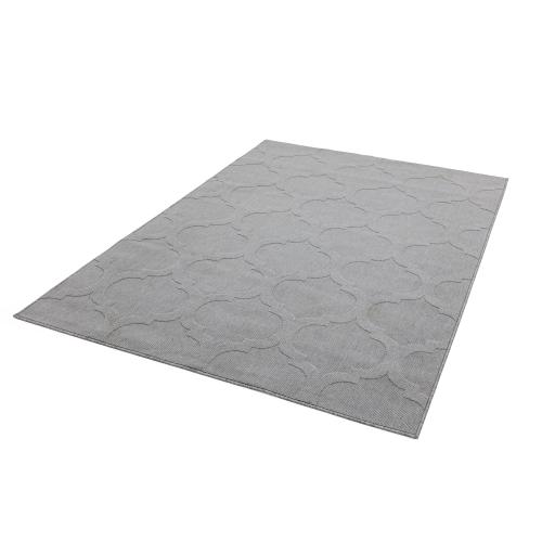 Antibes Indoor Outdoor AN01 Grey Trellis Rug