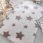 Pick N Mix Twinkle Stars Soft Kids Baby Rugs in Cream Pink White 90 x 150 cm (2'9''x5'9'') Swatch