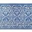 Moroccan Tile Bathroom Washable Non-Slip Mat in Pink Blue Swatch
