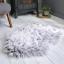 Anja Faux Fur Helsinki Sheepskin Animal Skin Shaped Washable Fluffy Rugs 60 x 90 cm (2x3') Swatch
