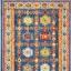 Vibrant Traditional Classic Wool Hand Tufted  Bordered Rug  by Nourison Swatch