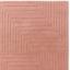 Form Modern Hand Tufted 3D Ridged Geometric Wool Rug in Natural, Blue, Green, Ochre, Pink and Silver Swatch