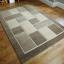 Modern 4304 Visiona Geometric Design Natural & Grey Hand Tufted Rugs Swatch
