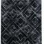 Naxos Modern Marble Like Design Gold Silver Rug in Black and White Swatch