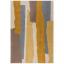 Zest Escala Abstract Luxurious Modern Rug in Multi, Ochre Yellow and Raspberry Swatch