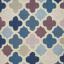Modern Trellis 3D Hand Tufted Wool Geometric Rug in Pink Blue, Pastel and Brights Multi Swatch