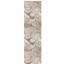 Modern Abstract Eris Marbled Metallic Silver and Natural Halways Runners Swatch