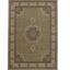 Kashmir Traditional Medallion Bordered Pattern Oriental Soft Rug in Red, Green and Beige Swatch