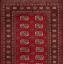 Bokhara Hand Knotted Wool Oriental Traditional Bordered Rug Swatch