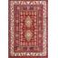 Orient 2520 Traditional Floral Bordered Rug Runner in Terracotta, Red, Navy and Cream Swatch