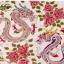 Tropical Outdoor Indoor Leaves Cranes Dragon Toucan Tiles Design Rugs Swatch