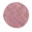 Brilliance Sparks Plain Shaggy Circle Round Rugs in Anthracite, Beige, Black, Blue, Grey, Pink, Brown Red 133 x 133 cm (5'2''x5'2'') Swatch