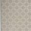 Outdoor Indoor Rug by Cozumel Nourison CZM03 Geometric Floral 3D Modern Rug in Cream Grey Swatch