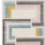 Edits Geo Rug for Modern Abstract Living Geometric Style Soft Touch Short Pile Non Shedding Area Rugs Swatch