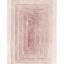 Modern 3D Carved Time Gate Soft Fluffy Ombre Shaggy Rug in Blush Pink, Ochre, Red, Natural and Grey Swatch