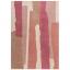 Zest Escala Abstract Luxurious Modern Rug in Multi, Ochre Yellow and Raspberry Swatch